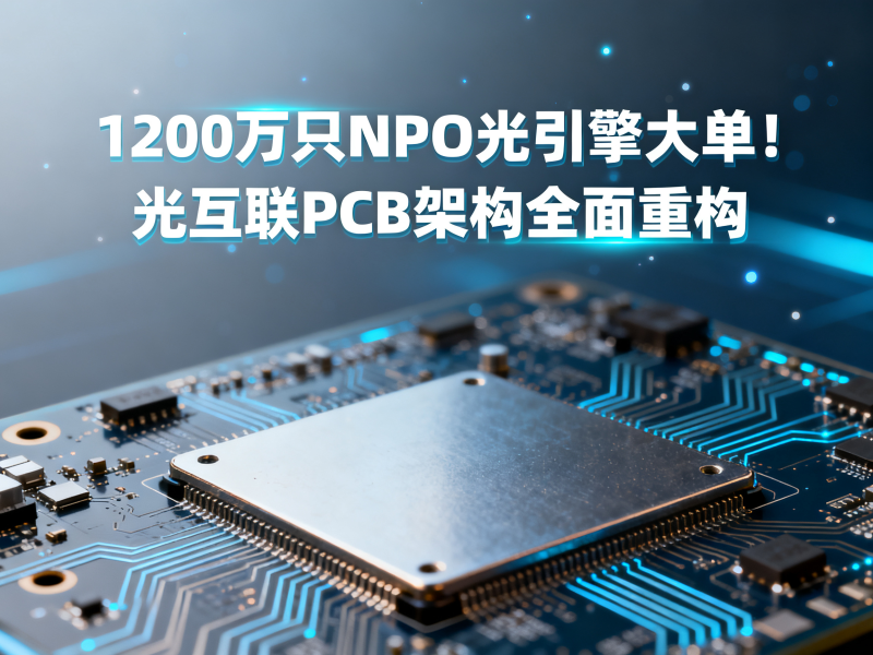 谷歌1200万只NPO光引擎大单！光互联PCB架构全面重构