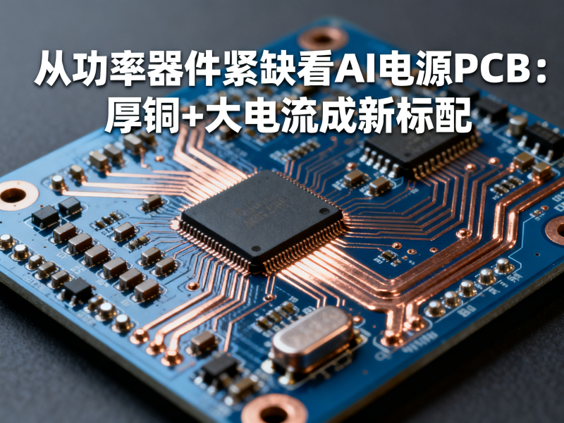 从功率器件紧缺看AI电源PCB：厚铜+大电流成新标配