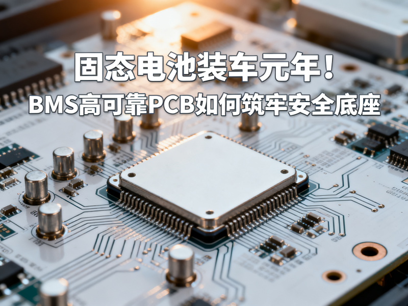 固态电池装车元年！BMS高可靠PCB如何筑牢安全底座