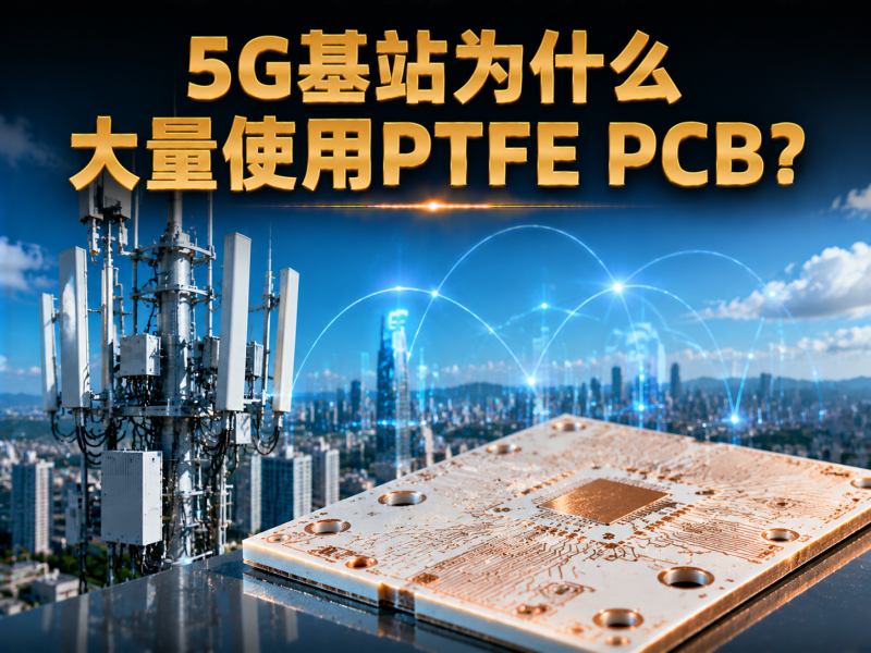 5G基站为什么大量使用PTFE PCB？