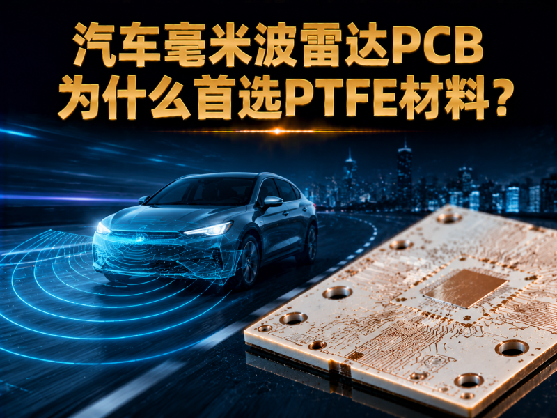 汽车毫米波雷达PCB为什么首选PTFE材料？