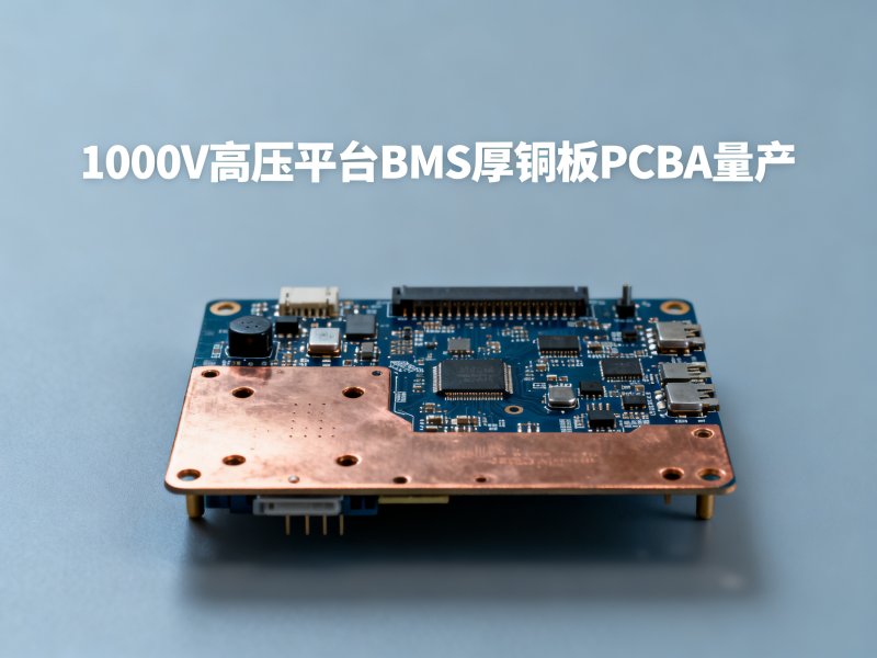 比亚迪大唐EV 1000V高压平台BMS厚铜板PCBA量产——从800V到1000V的制造跃迁