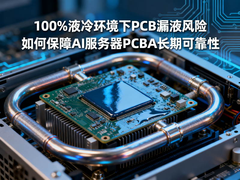 100%液冷环境下PCB漏液风险——如何保障AI服务器PCBA长期可靠性