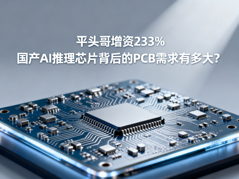 平头哥增资233%：国产AI推理芯片背后的PCB需求有多大？