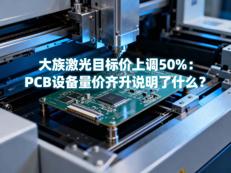 大族激光目标价上调50%：PCB设备量价齐升说明了什么？