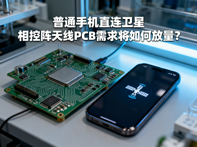 普通手机直连卫星：相控阵天线PCB需求将如何放量？