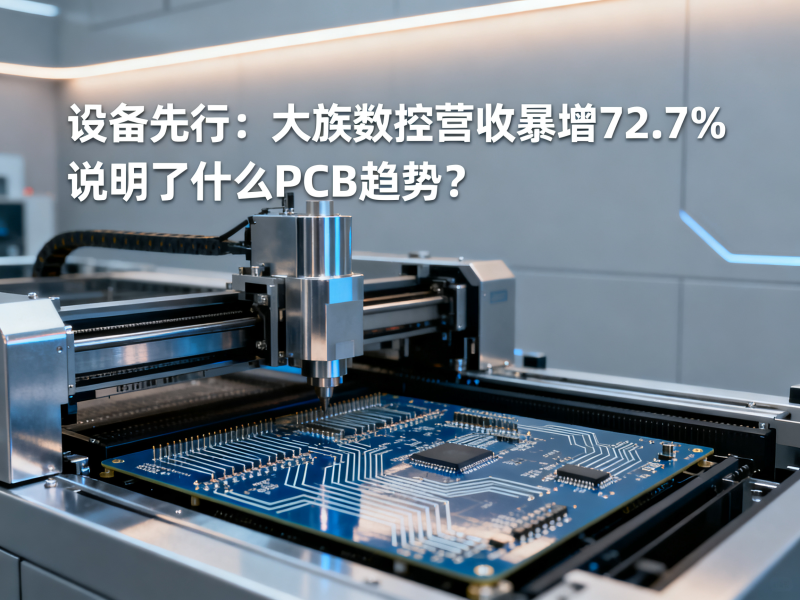 设备先行：大族数控营收暴增72.7%说明了什么PCB趋势？