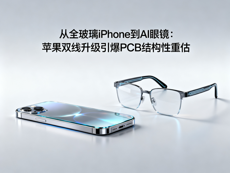 从全玻璃iPhone到AI眼镜：苹果双线升级引爆PCB结构性重估