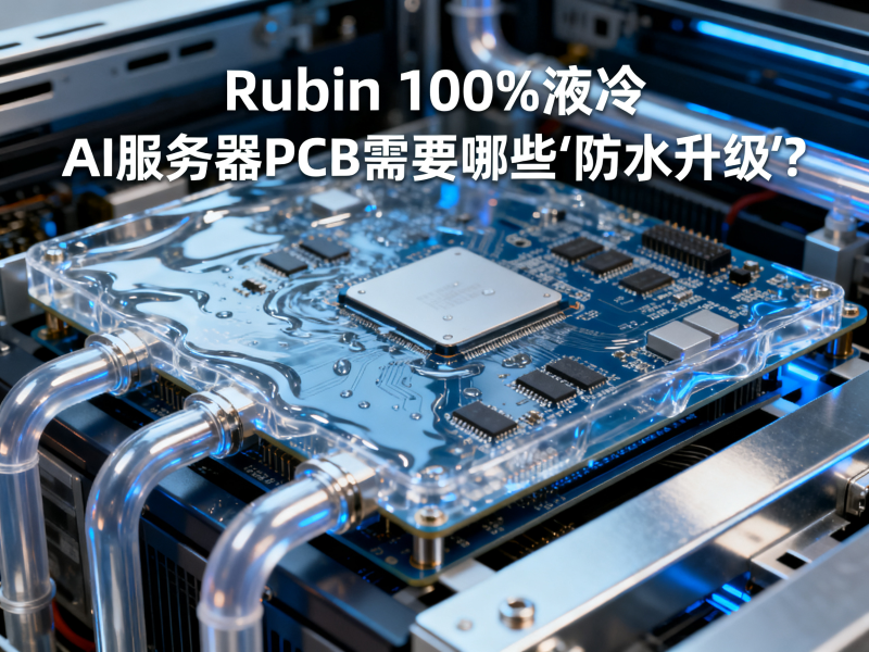 Rubin 100%液冷：AI服务器PCB需要哪些
