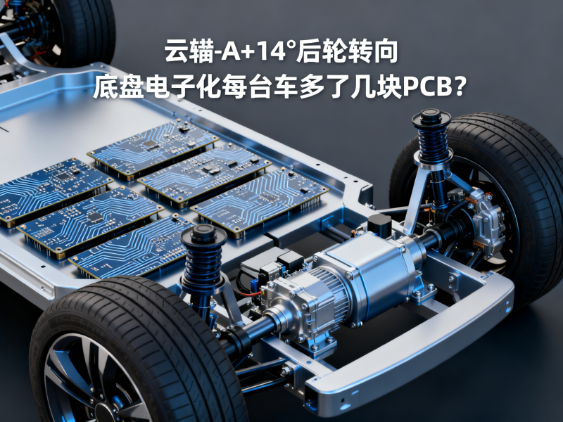 云辇-A+14°后轮转向：底盘电子化每台车多了几块PCB？