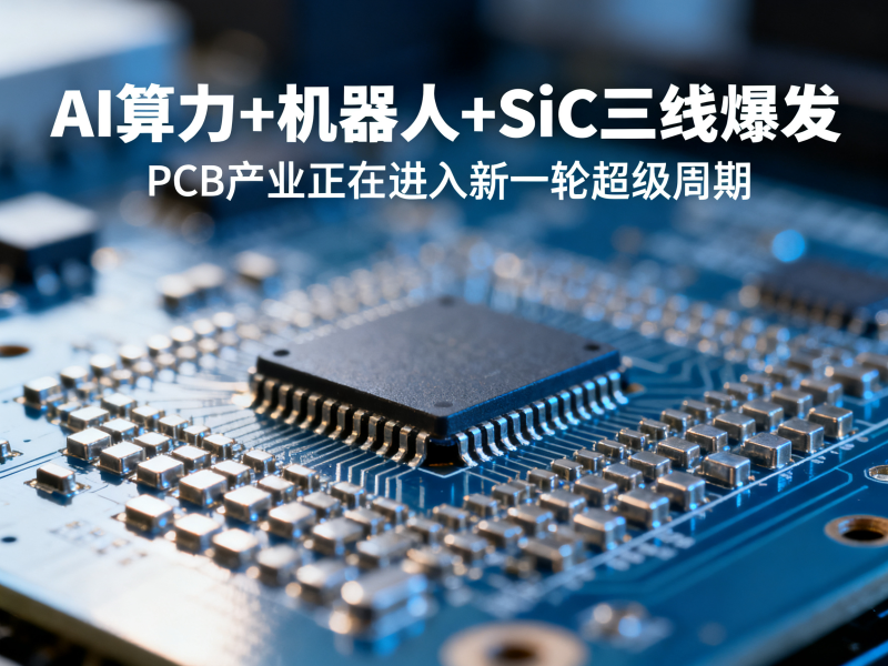 聚多邦|2026年电子行业简报（AI算力+机器人+SiC三线爆发：PCB产业进入新一轮周期）