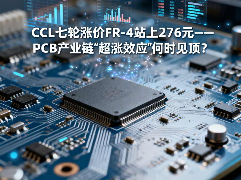 CCL七轮涨价FR-4站上276元——PCB产业链