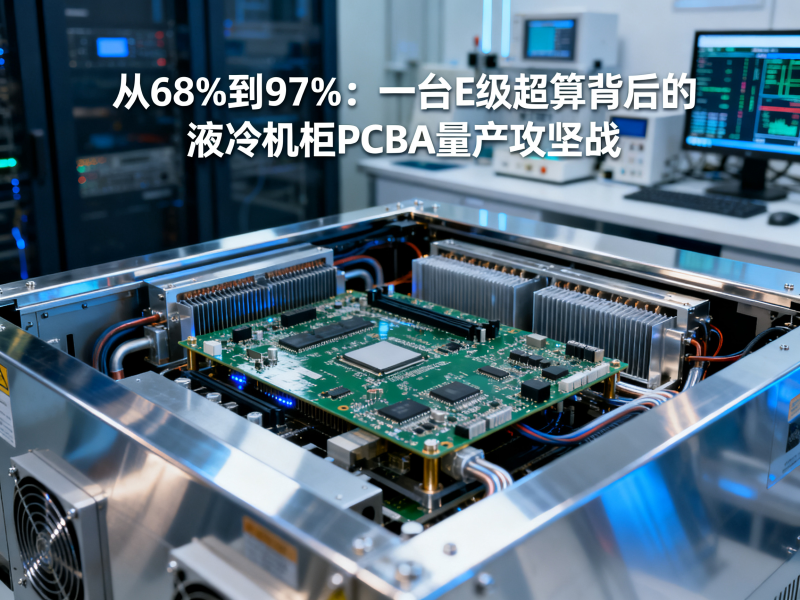 从68%到97%：一台E级超算背后的液冷机柜PCBA量产攻坚战