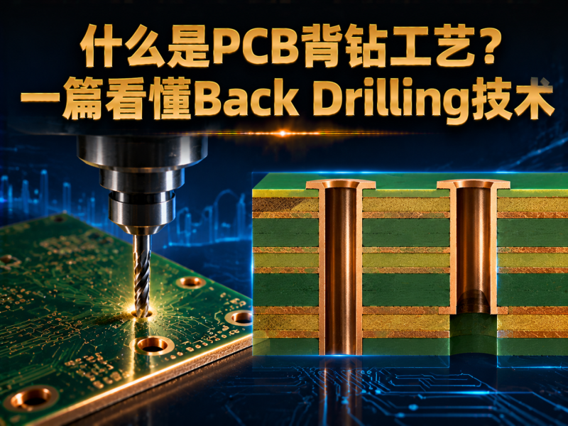 什么是PCB背钻工艺？一篇看懂Back Drilling技术