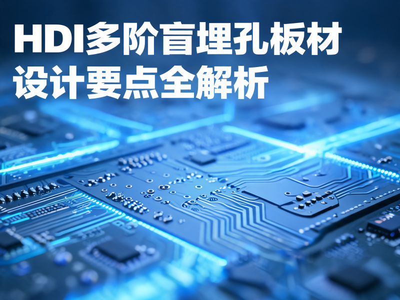 HDI 多阶盲埋孔板材选择与设计要点全解析