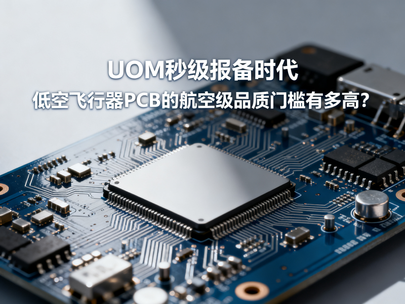 UOM秒级报备时代：低空飞行器PCB的航空级品质门槛有多高？