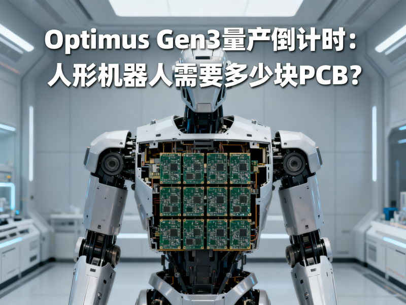 Optimus Gen3量产倒计时：人形机器人需要多少块PCB？