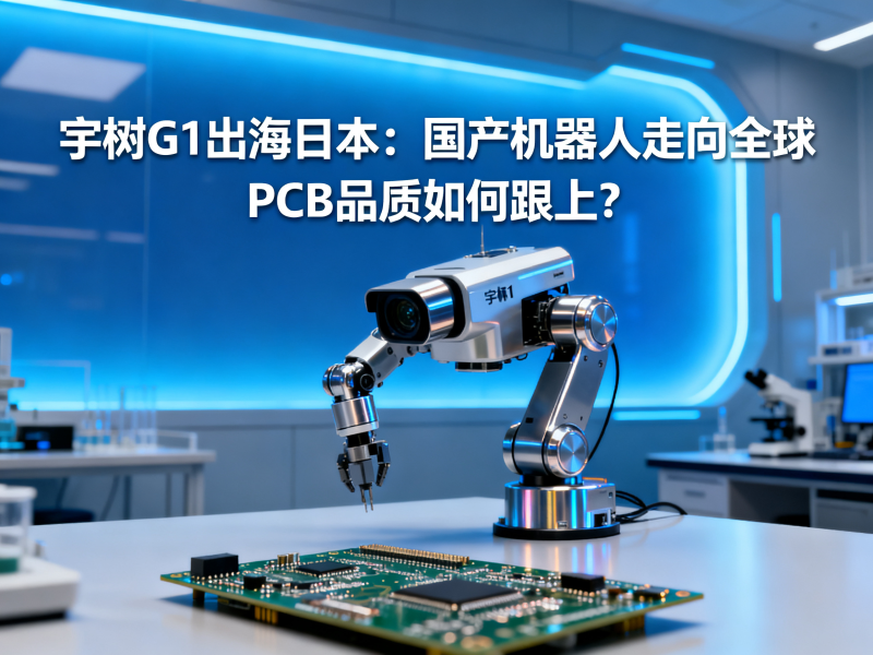 宇树G1出海日本：国产机器人走向全球，PCB品质如何跟上？