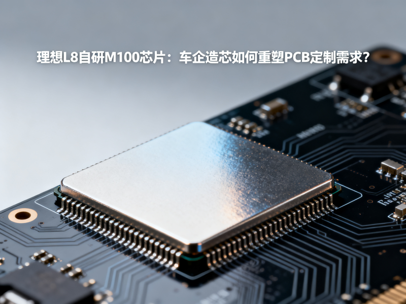 理想L8自研M100芯片：车企造芯如何重塑PCB定制需求？