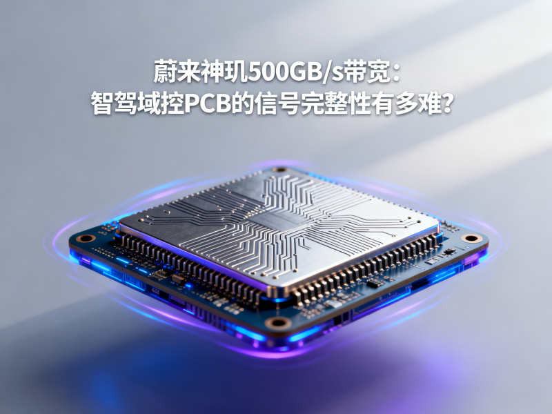 蔚来神玑500GB/s带宽：智驾域控PCB的信号完整性有多难？