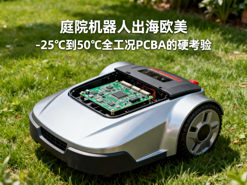 庭院机器人出海欧美：-25℃到50℃全工况PCBA的硬考验