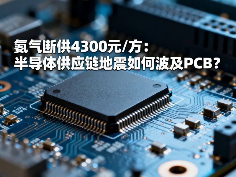 氦气断供4300元/方：半导体供应链地震如何波及PCB？