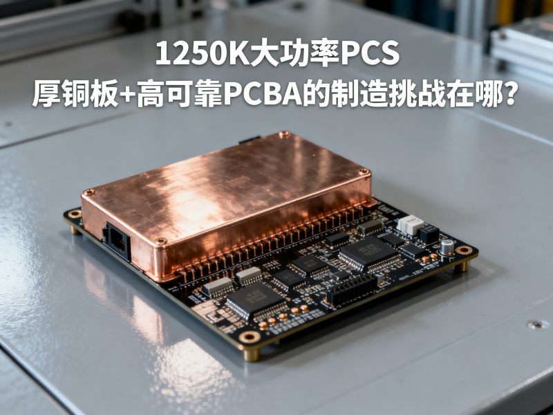 1250K大功率星启StellaON储能PCS：厚铜板+高可靠PCBA的制造挑战在哪？