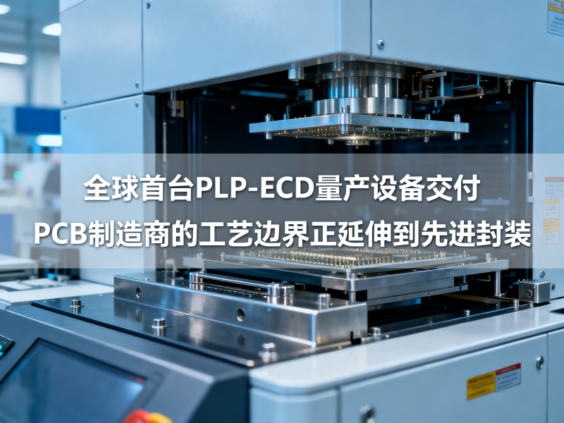全球首台PLP-ECD量产设备交付：PCB制造商的先进封装