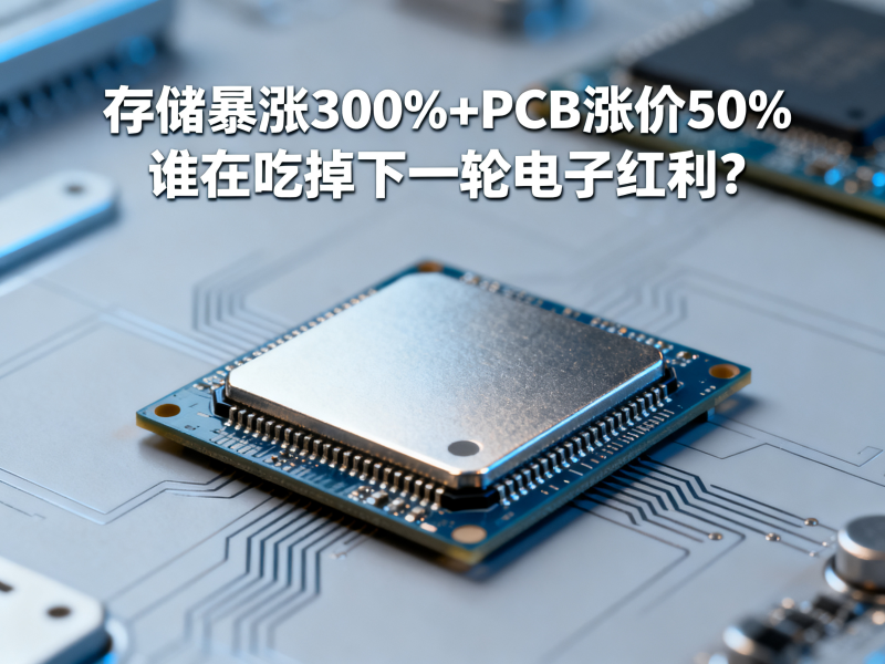 聚多邦|2026年电子行业简报（存储暴涨300%+PCB涨价50%：谁在吃掉下一轮电子红利？）