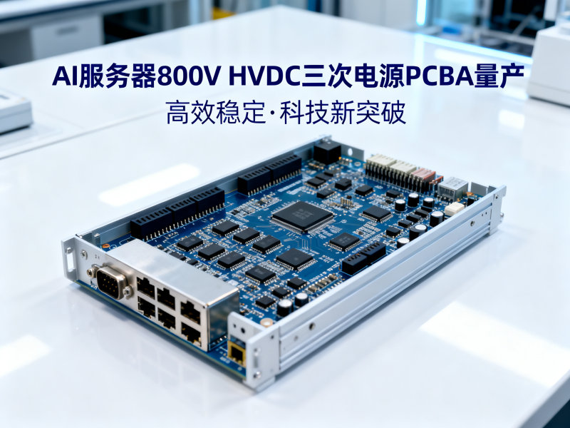 AI服务器800V HVDC三次电源PCBA量产——内埋电感/电容大电流板制造攻坚战