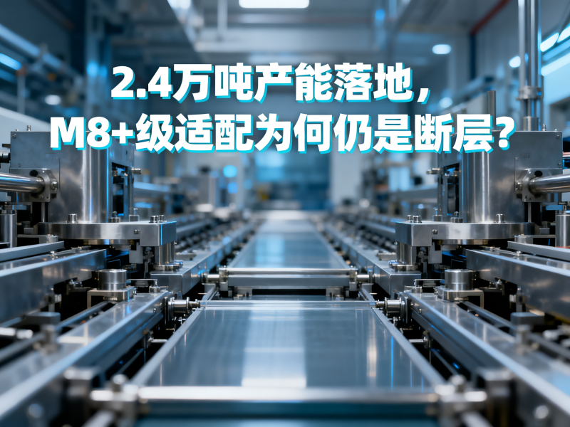 高端PCB光刻胶国产：2.4万吨产能落地，M8+级适配为何仍是断层？