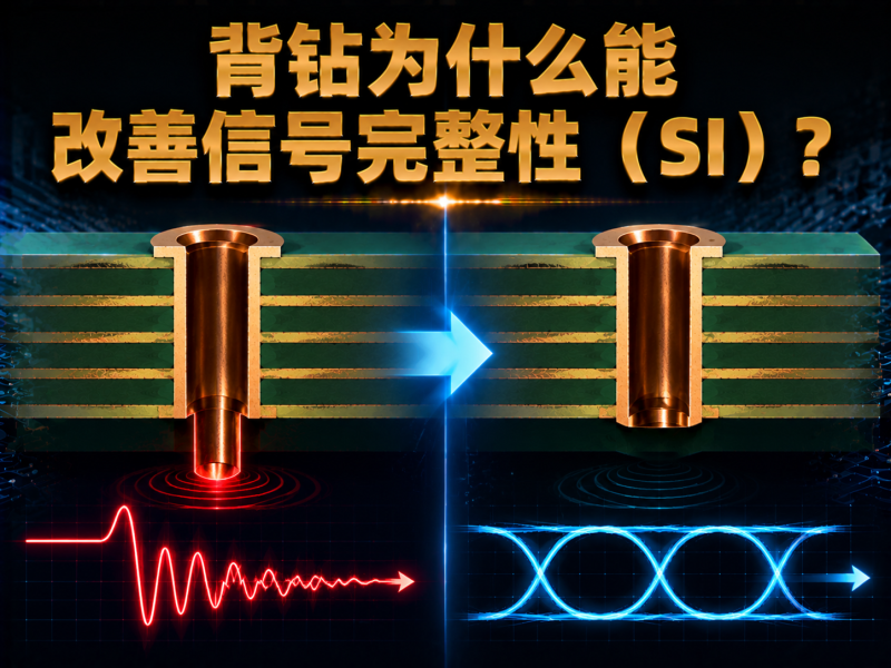 背钻为什么能改善信号完整性（SI）？