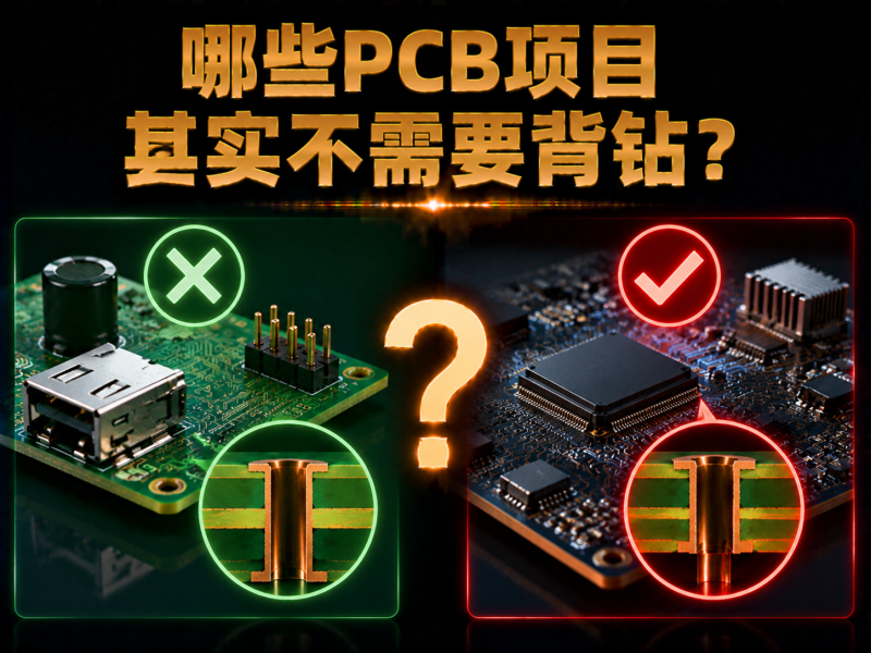 哪些PCB项目其实不需要背钻？