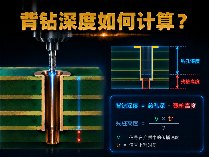 背钻深度如何计算？