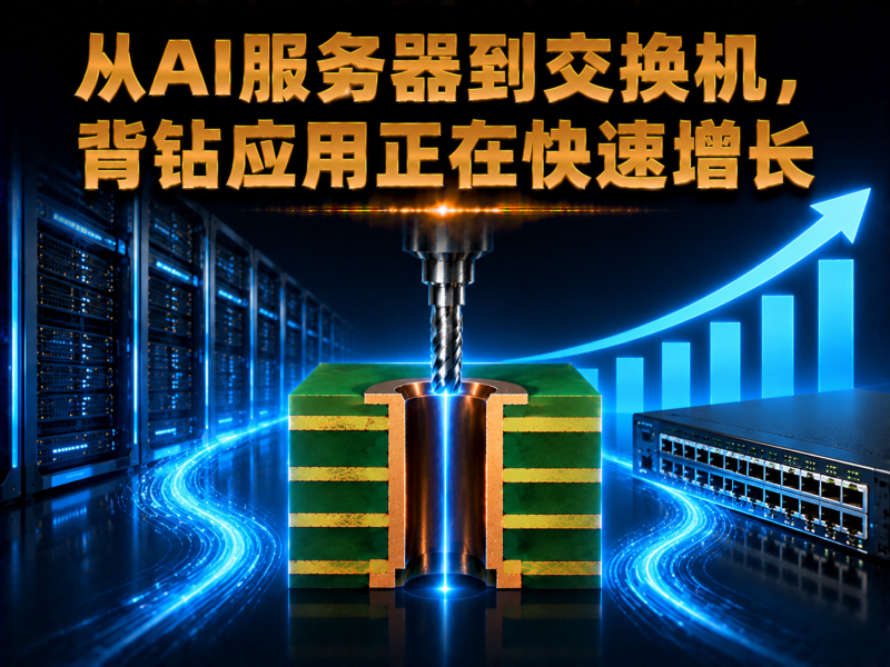 从AI服务器到交换机，背钻应用正在快速增长
