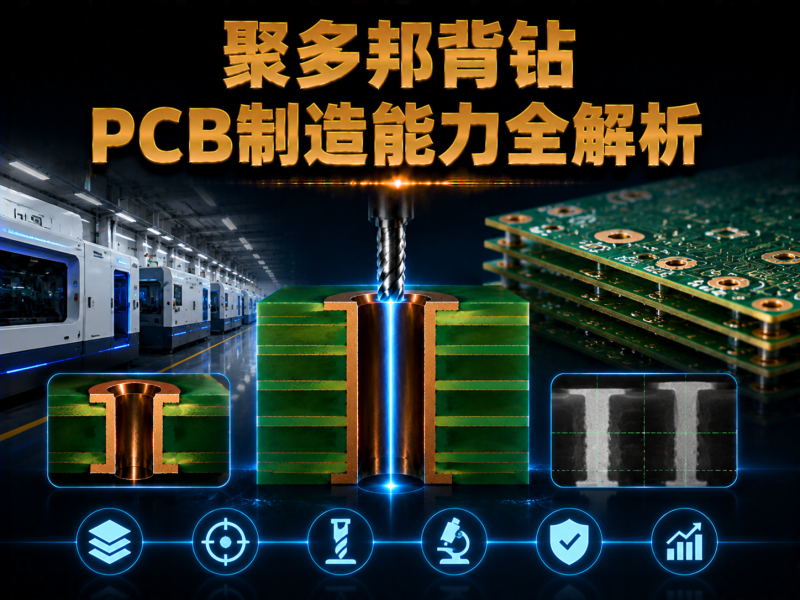 聚多邦背钻PCB制造能力全解析