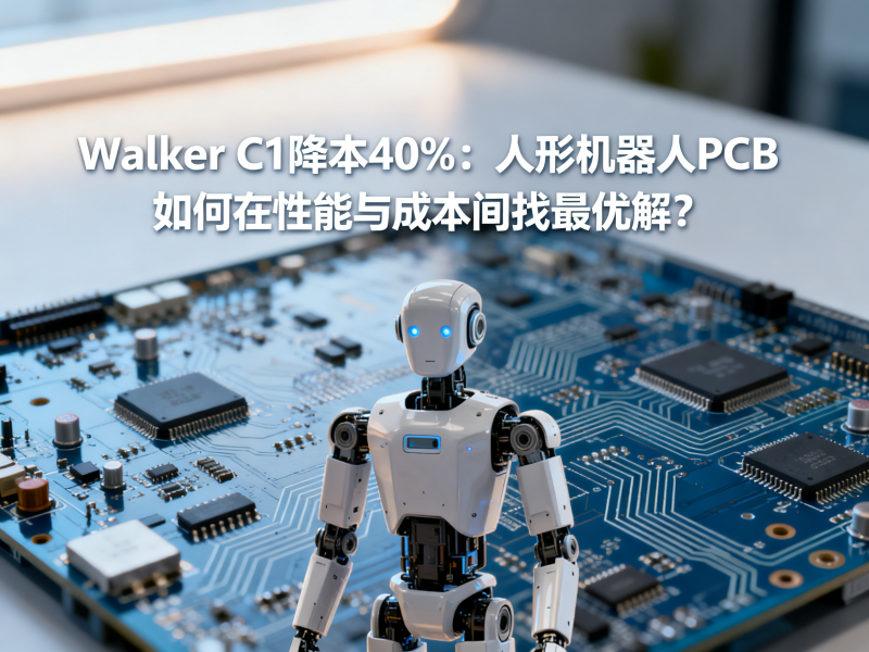 Walker C1降本40%：人形机器人PCB如何在性能与成本间找最优解？