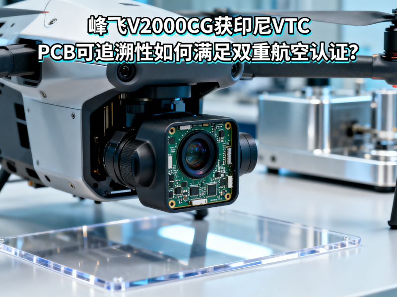 峰飞V2000CG获印尼VTC：PCB可追溯性如何满足双重航空认证？