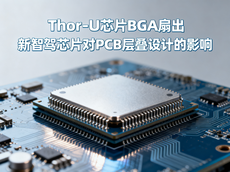 Thor-U芯片BGA扇出：新智驾芯片对PCB层叠设计有何影响？