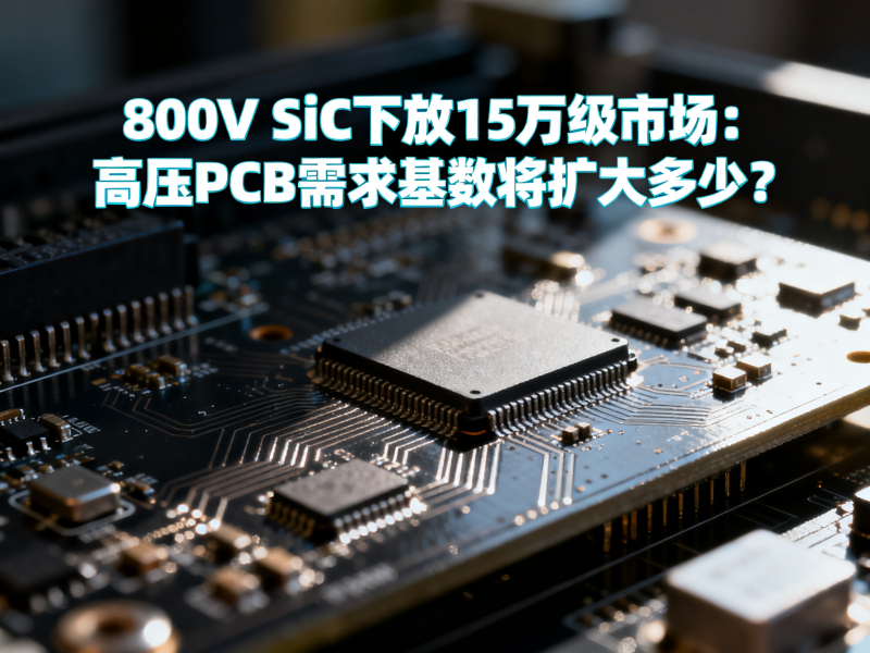 800V SiC下放15万级市场：高压PCB需求基数将扩大多少？