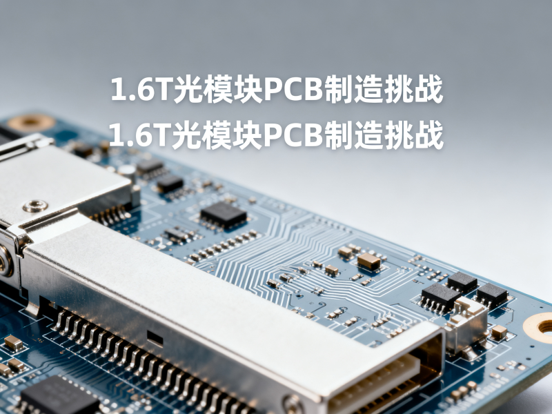 1.6T光模块PCB：12-16层+M6材料+阻抗±5%的制造挑战