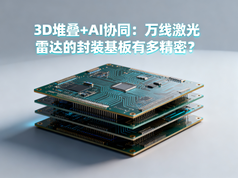 3D堆叠+AI协同：万线激光雷达的封装基板有多精密？