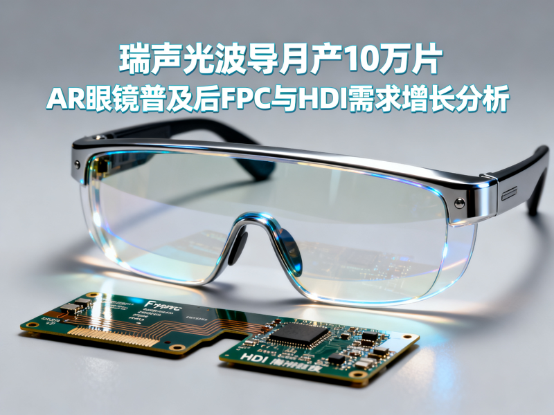 瑞声光波导月产10万片：AR眼镜普及后FPC和HDI需求将如何增长？