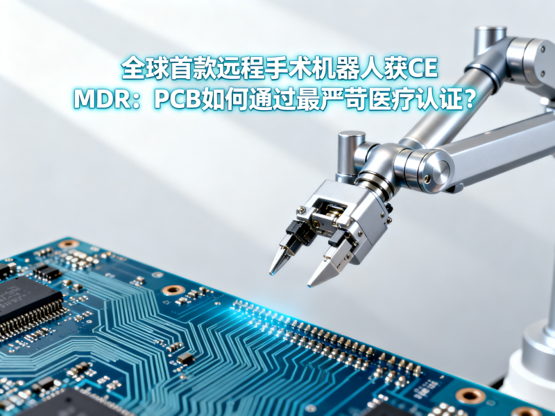 全球首款远程手术机器人获CE MDR：PCB如何通过最严苛医疗认证？