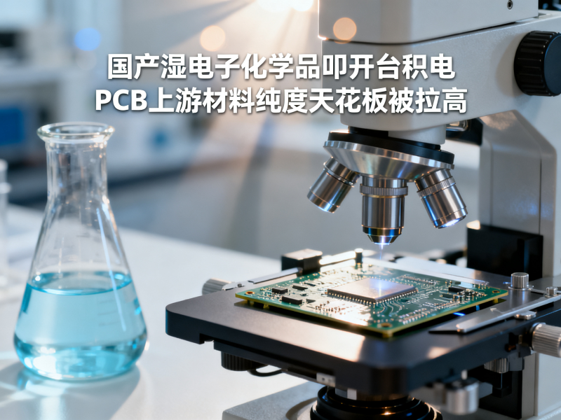国产湿电子化学品叩开台积电：PCB上游材料纯度天花板正在被拉高