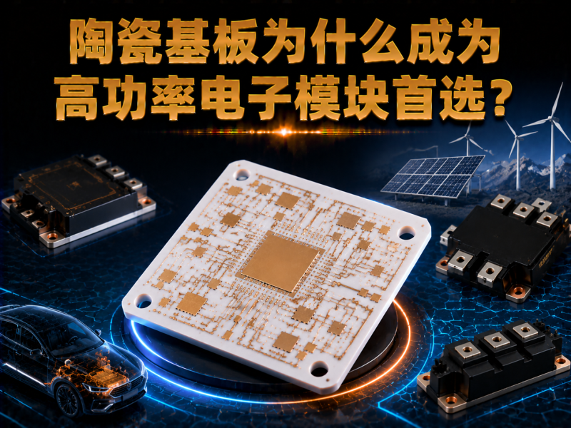 陶瓷基板为什么成为高功率电子模块首选？