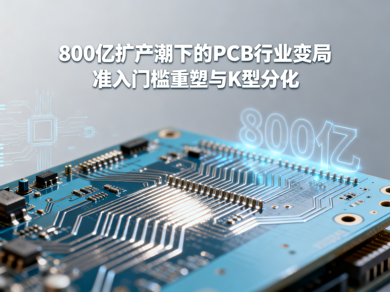 800亿扩产潮下的PCB行业变局：准入门槛重塑与K型分化