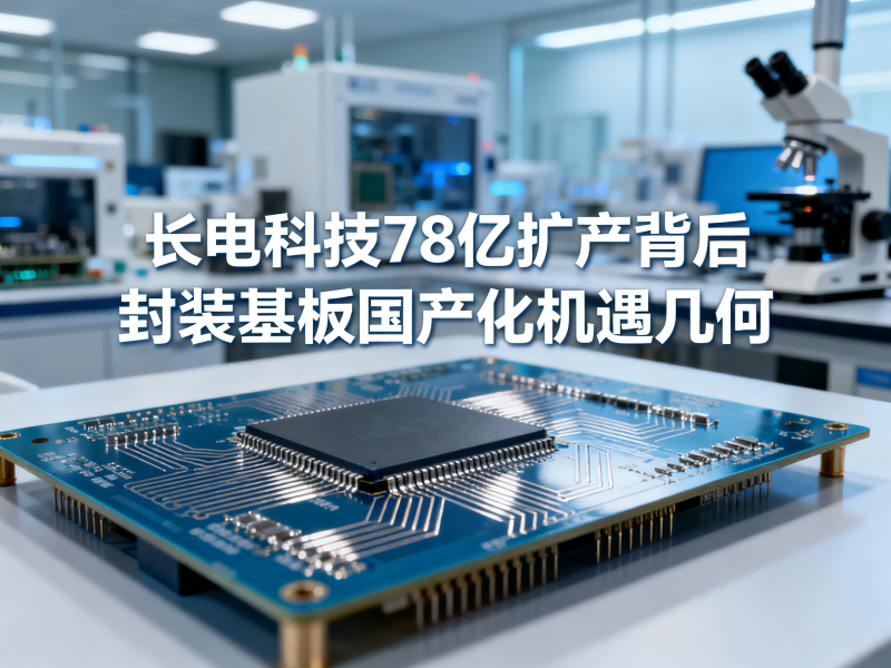 长电科技78亿扩产背后：封装基板国产化机遇几何