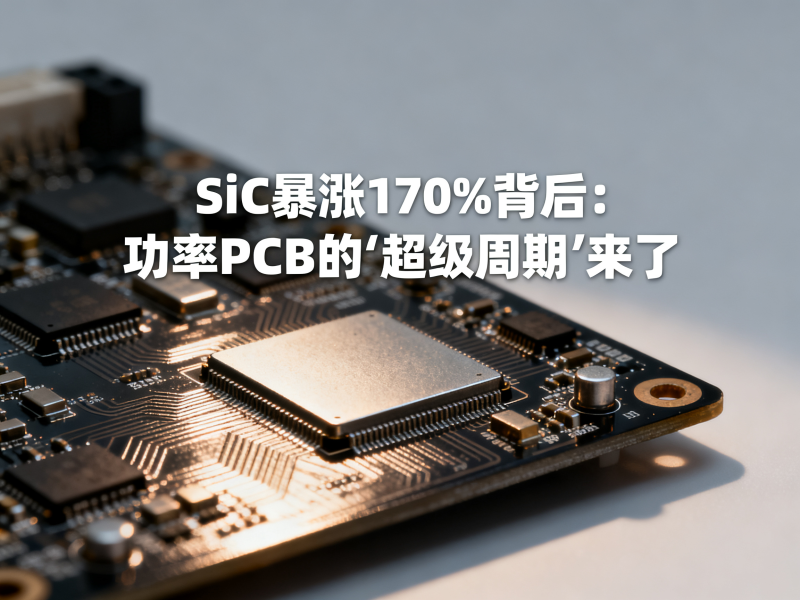 SiC暴涨170%背后：功率PCB的