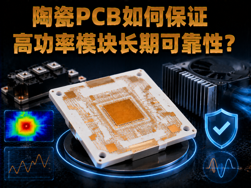 陶瓷PCB如何保证高功率模块长期可靠性？